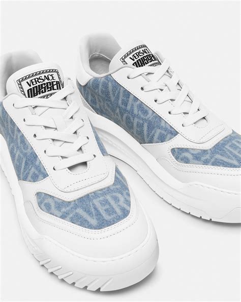 versace trainers white|farfetch versace trainers sale.